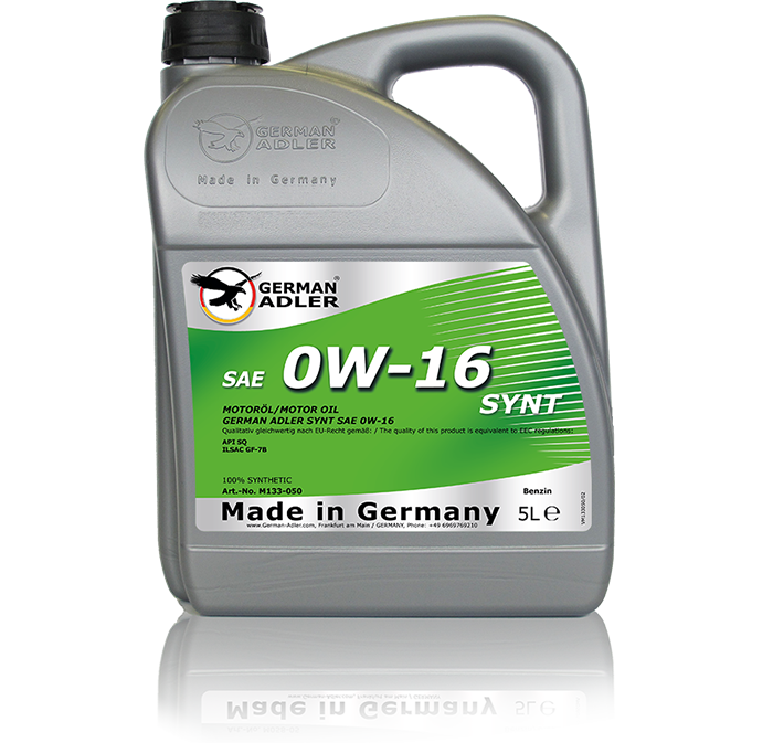 Photo_M133-050_GERMAN ADLER SYNT SAE 0W-16_MOTOR-OIL